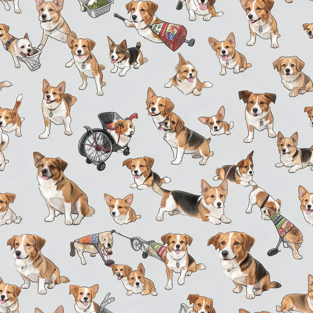 The Good Dog Parade pattern