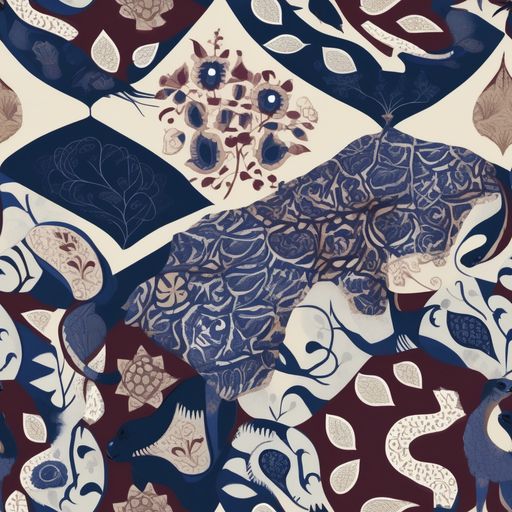 The Brocade Aviary pattern