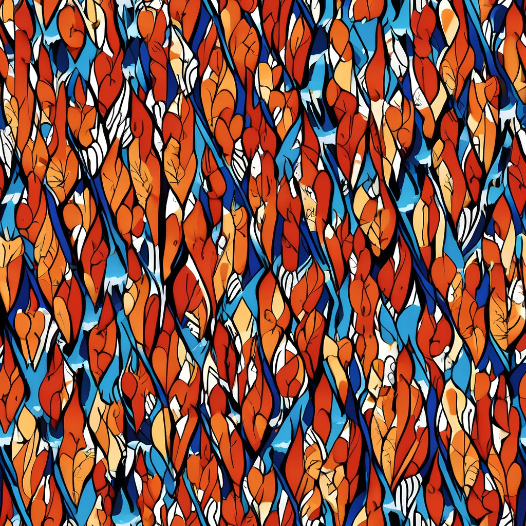 The Cobalt Poppy pattern