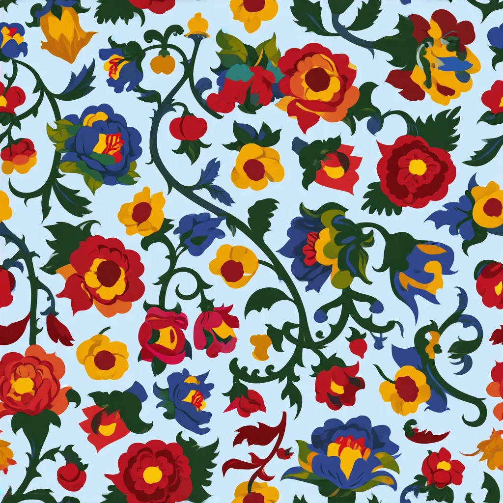 The Brocade Bloom pattern