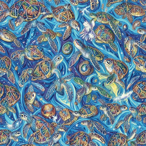 The Bluewater Garden pattern
