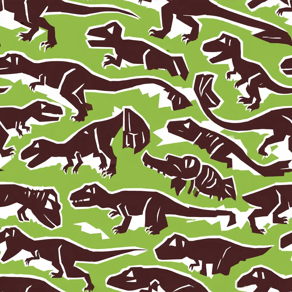 The Dino Parade pattern