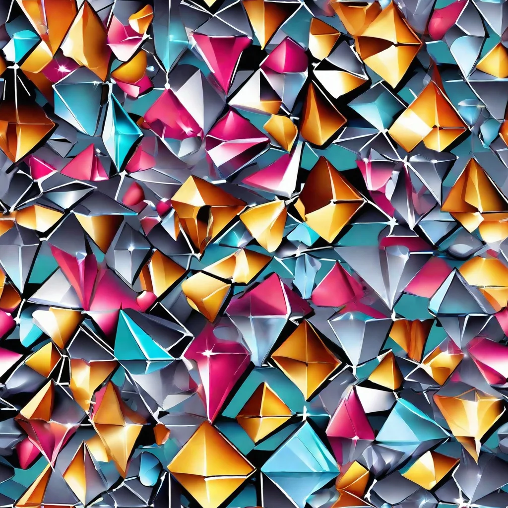 The Neon Facet pattern