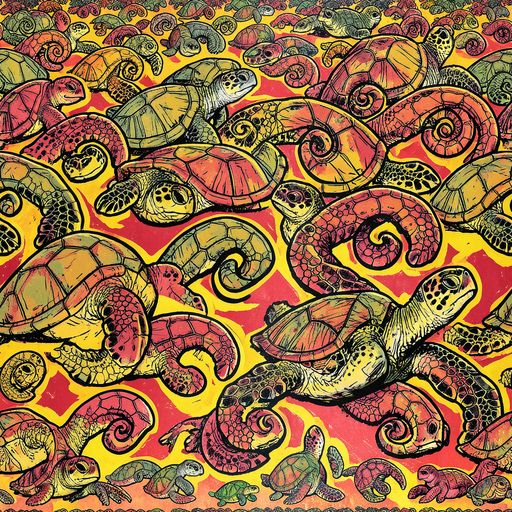 The Tortoise Kaleidoscope pattern