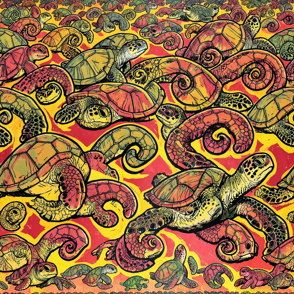 The Tortoise Kaleidoscope pattern