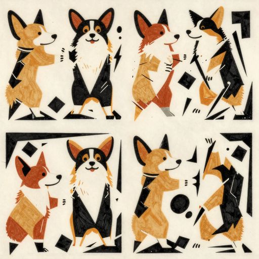 The Mod Dog Parade pattern
