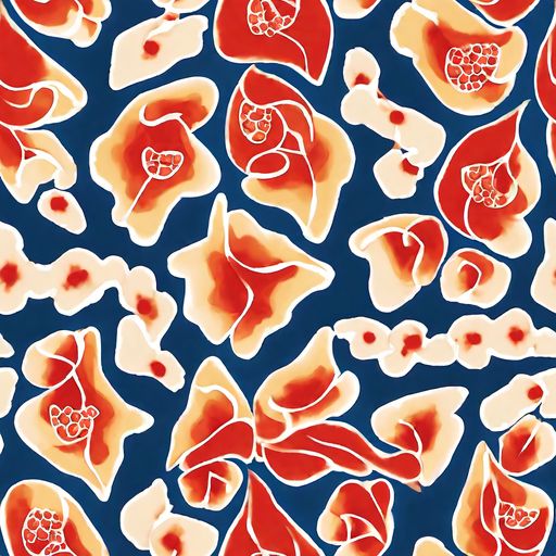 The Navy Bloom pattern