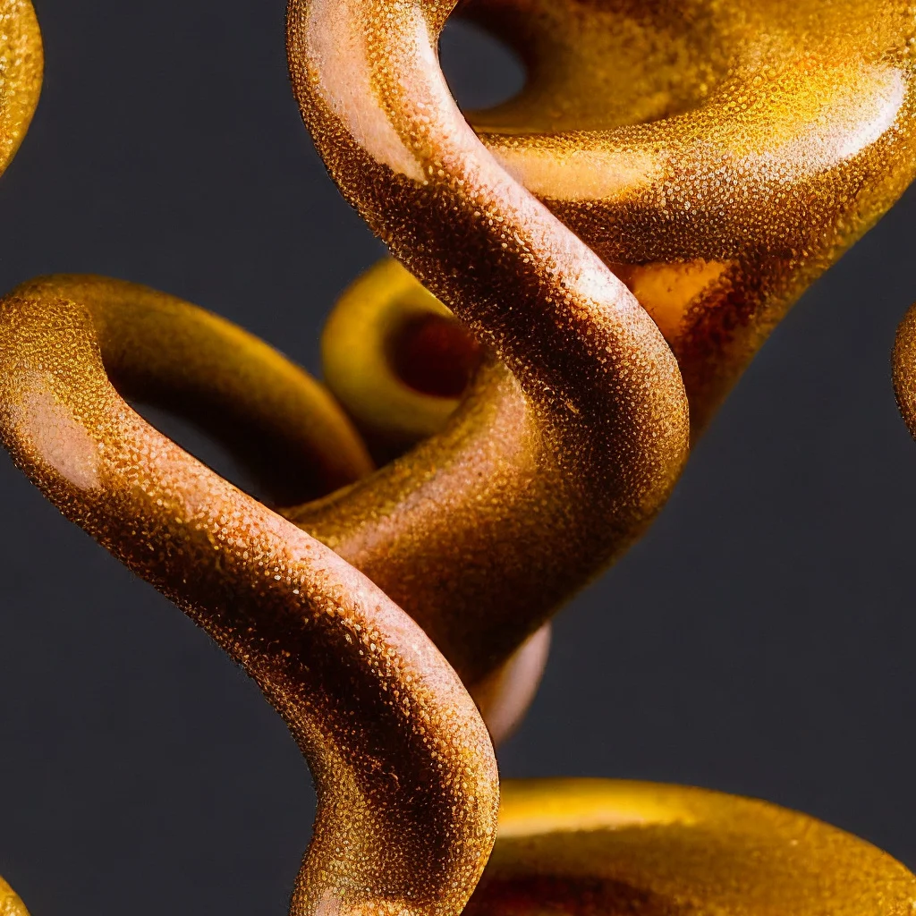 The Amber Tangle pattern