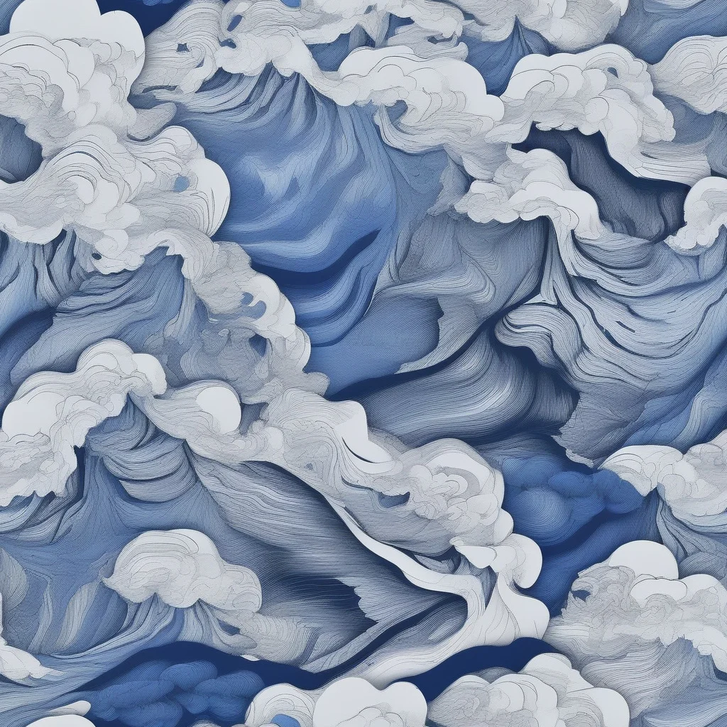 The Blue Hour Tide pattern