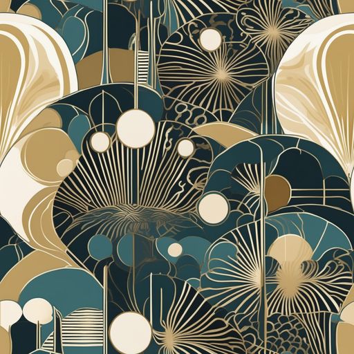 The Gilded Night Garden pattern