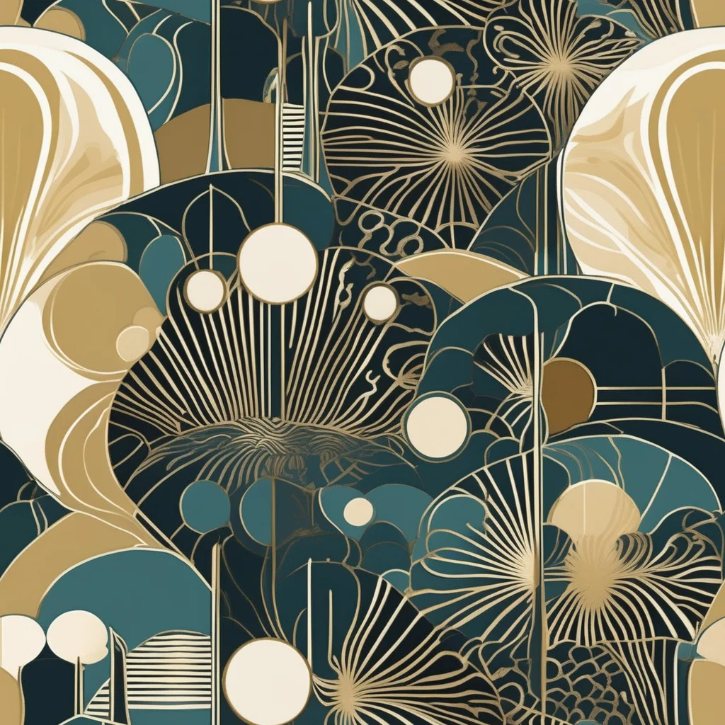 The Gilded Night Garden pattern