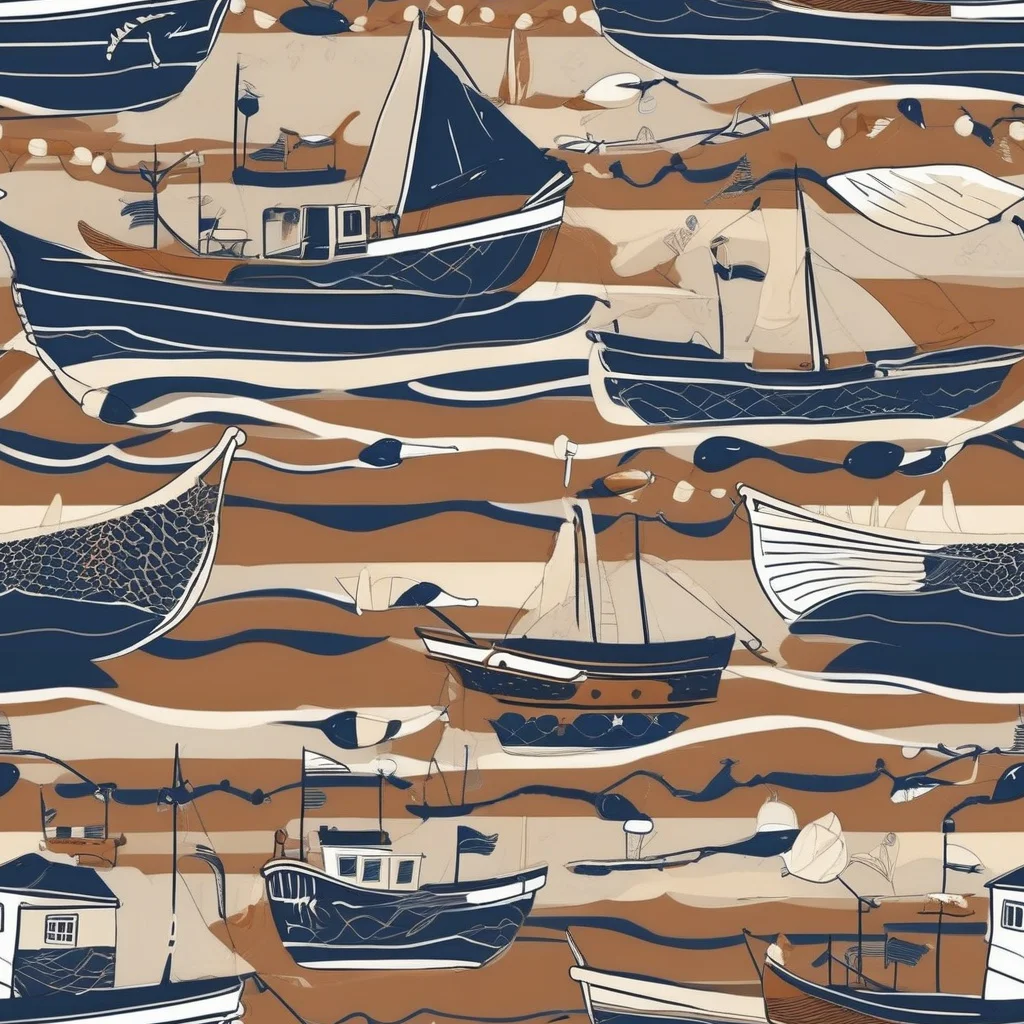 The Harbor Blue pattern