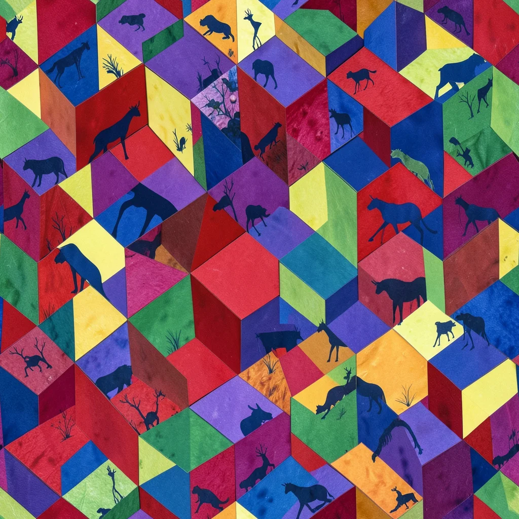 The Prismatic Safari pattern