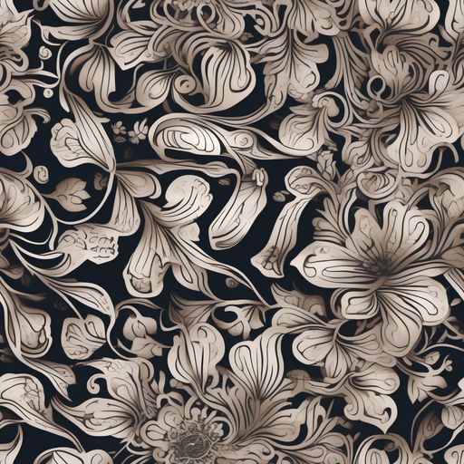 The Sepia Bloom pattern