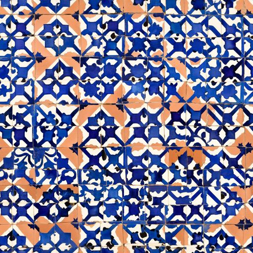 The Cobalt Terrazzo pattern