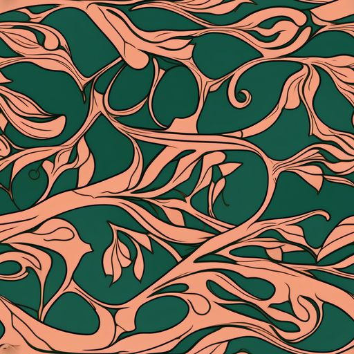 The Moss And Apricot pattern