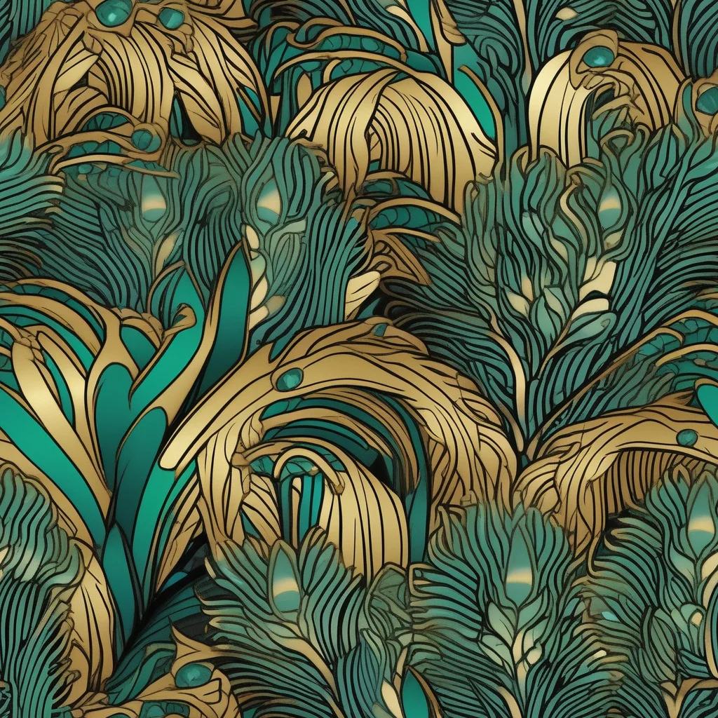 The Art Nouveau Canopy pattern