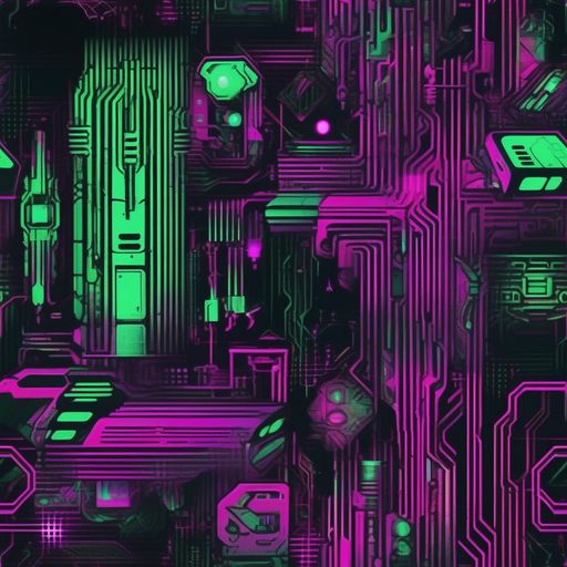 The Synthwave Circuit pattern