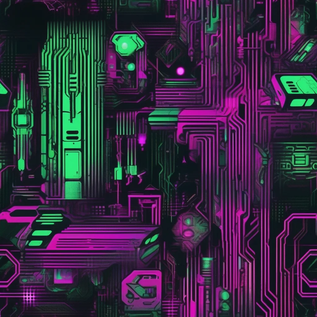 The Synthwave Circuit pattern