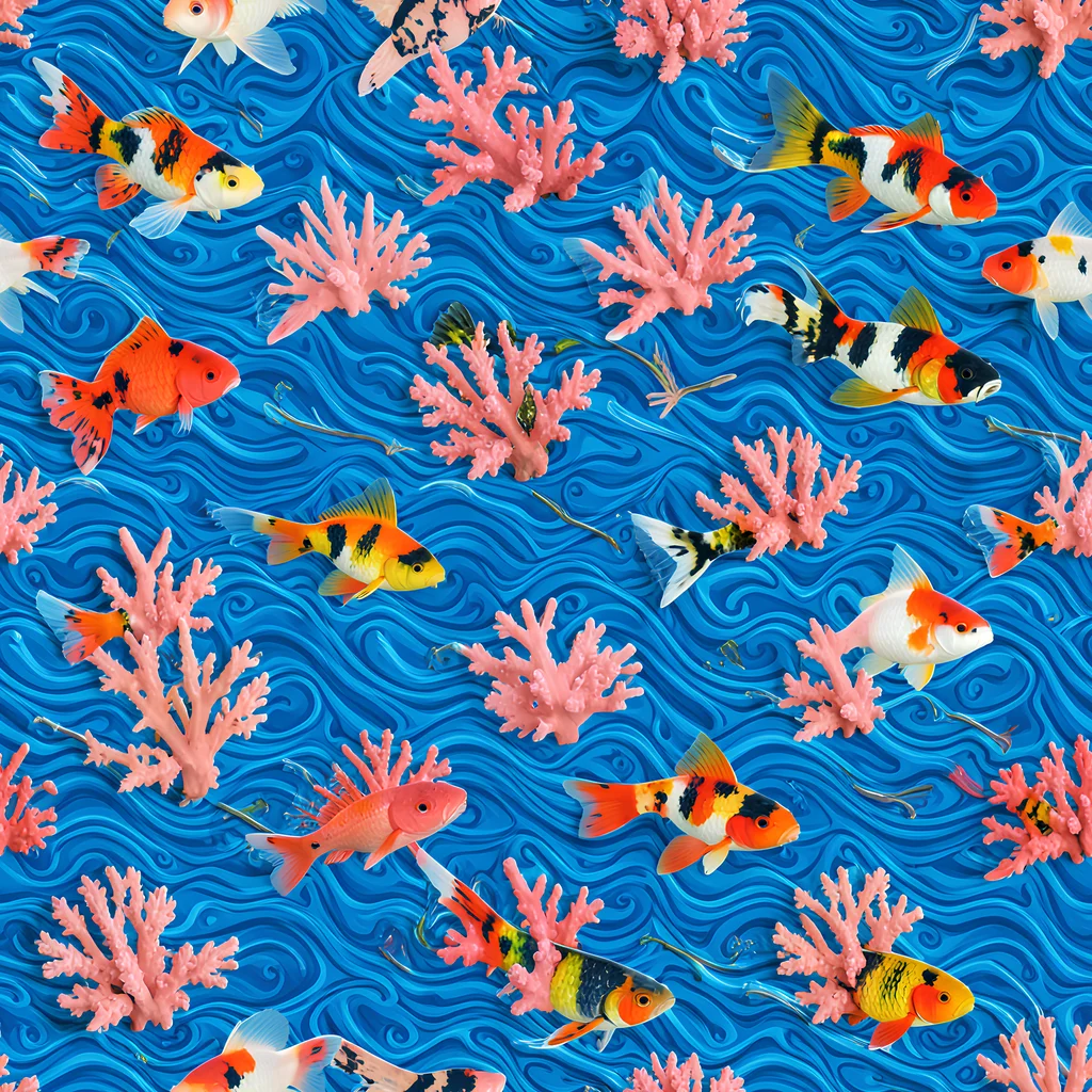 The Neon Reef pattern
