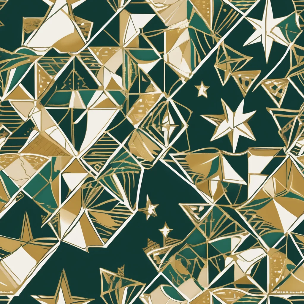 The Gilded Origami pattern