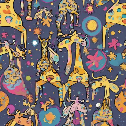 The Neon Savannah pattern