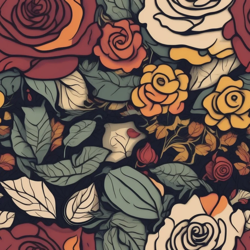 The Midnight Rose Garden pattern