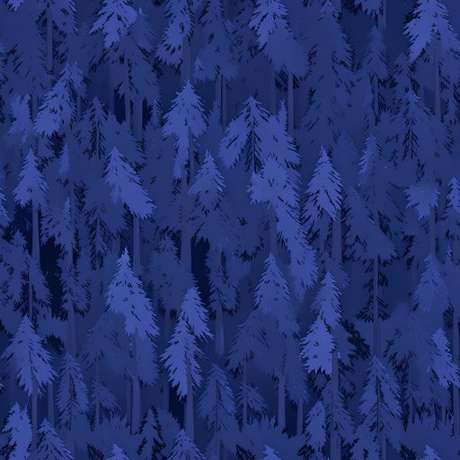 The Indigo Evergreen pattern