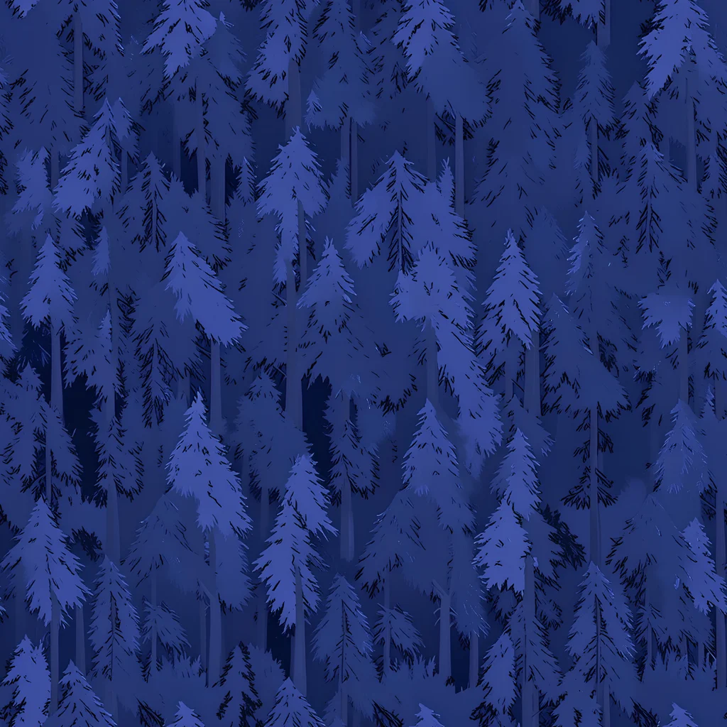The Indigo Evergreen pattern