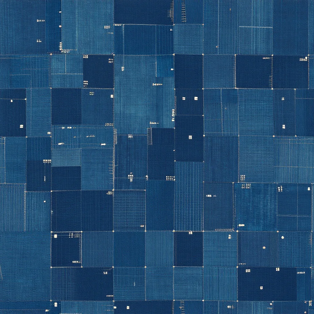 The Denim Mosaic pattern