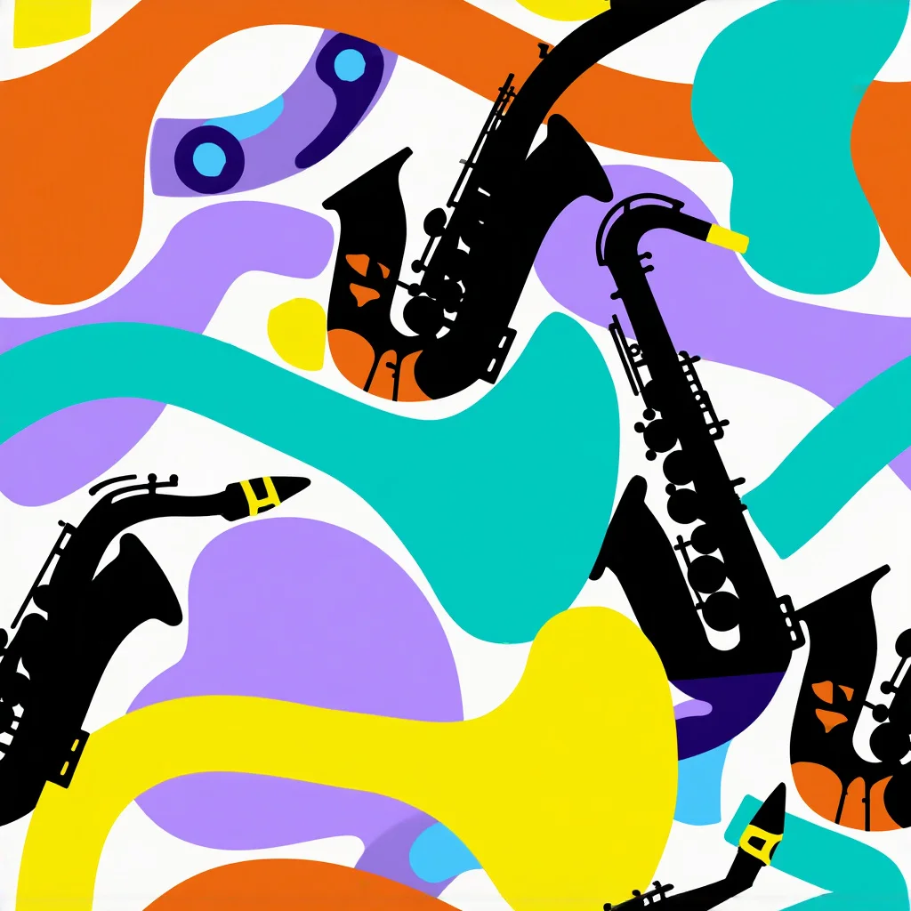 The Neon Brass Parade pattern
