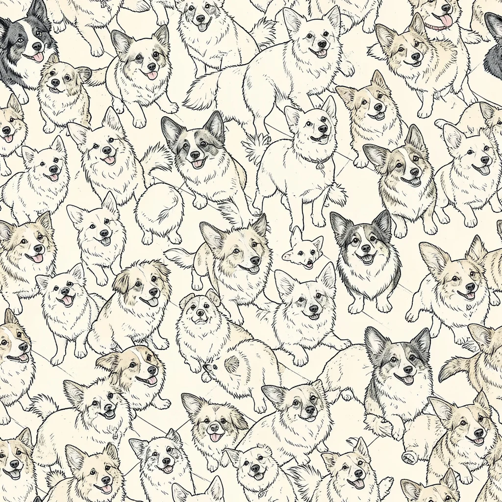 The Corgi Chorus pattern