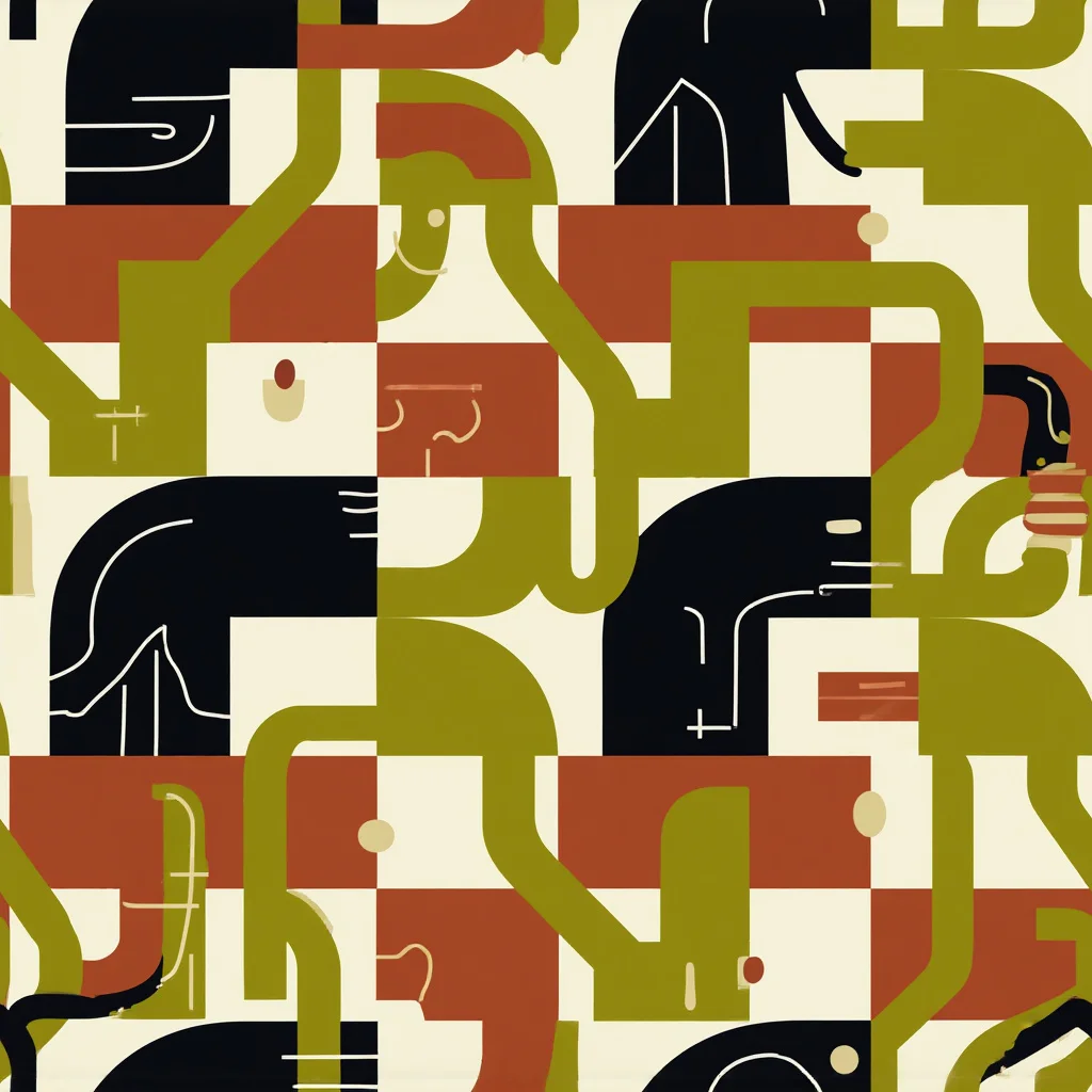 The Olive Noir Circuit pattern