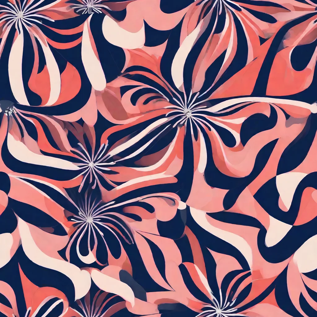 The Navy Petal Voltage pattern