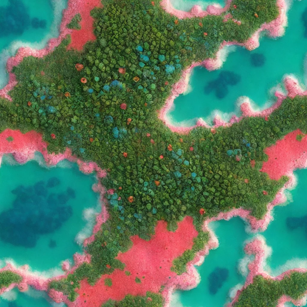 The Verdant Lagoon pattern