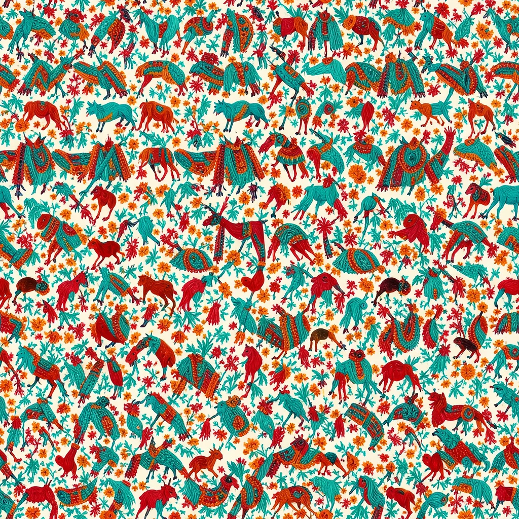 The Desert Carnival pattern