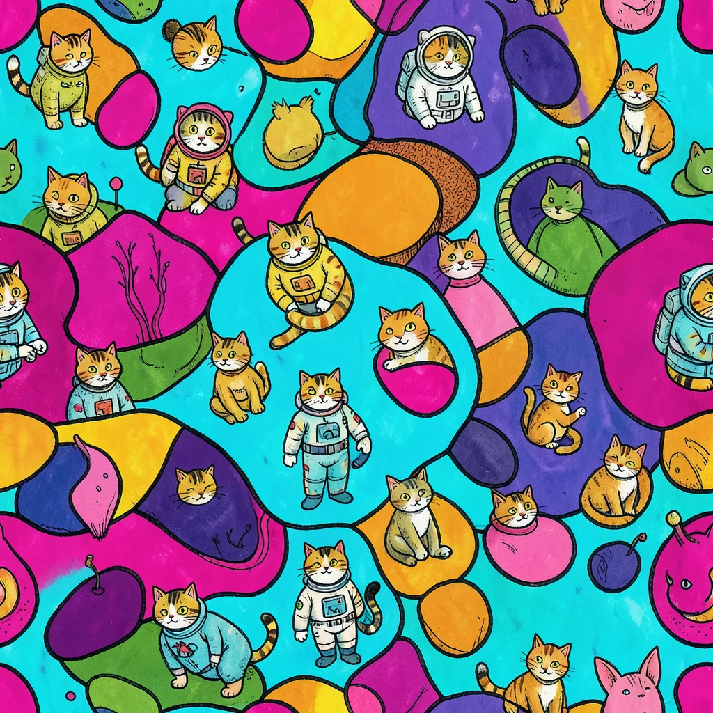 The Starship Whiskers pattern