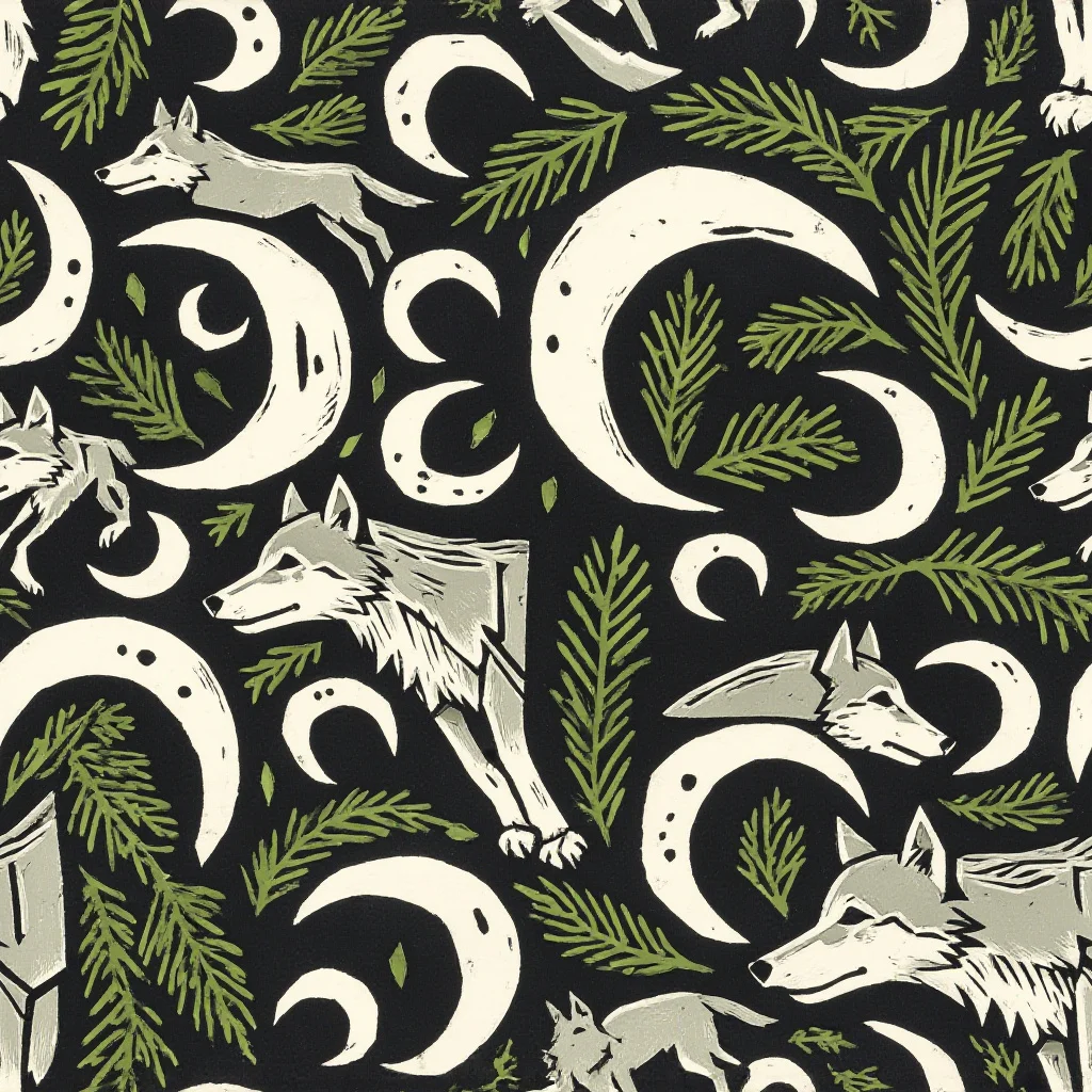 The Lunar Pine Howl pattern
