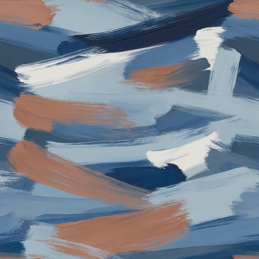 The Indigo Brush Current pattern