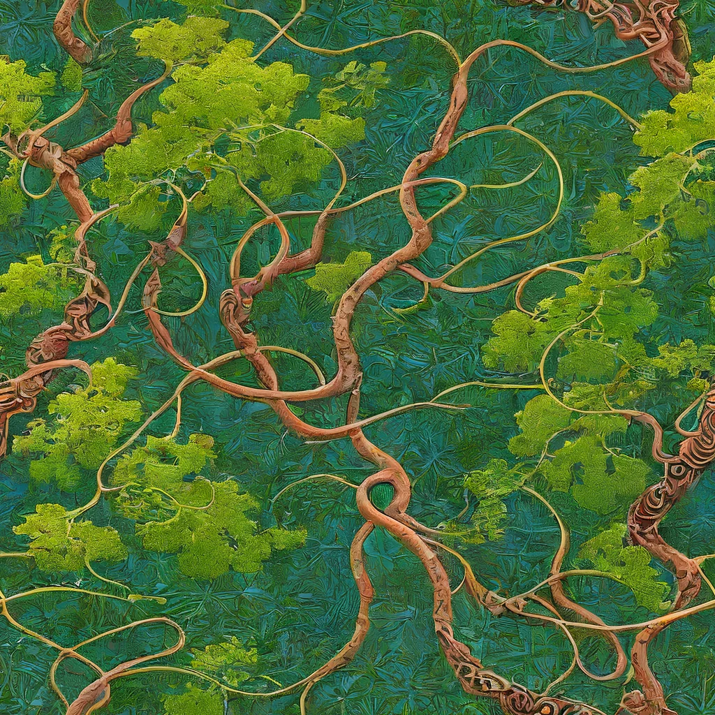 The Emerald Tangle pattern