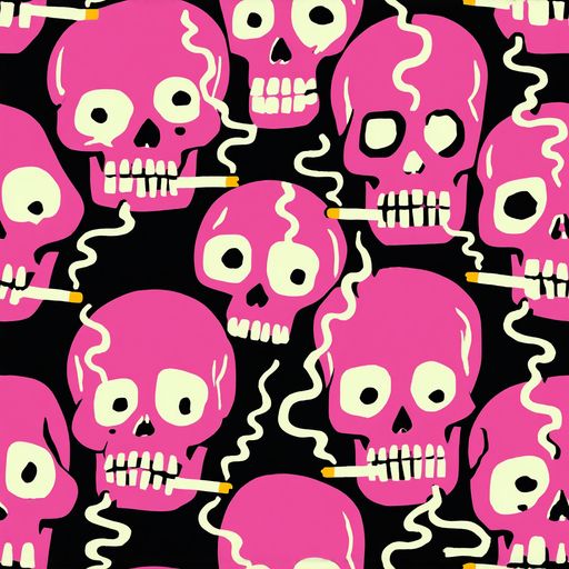 The Sugar Skull Static pattern