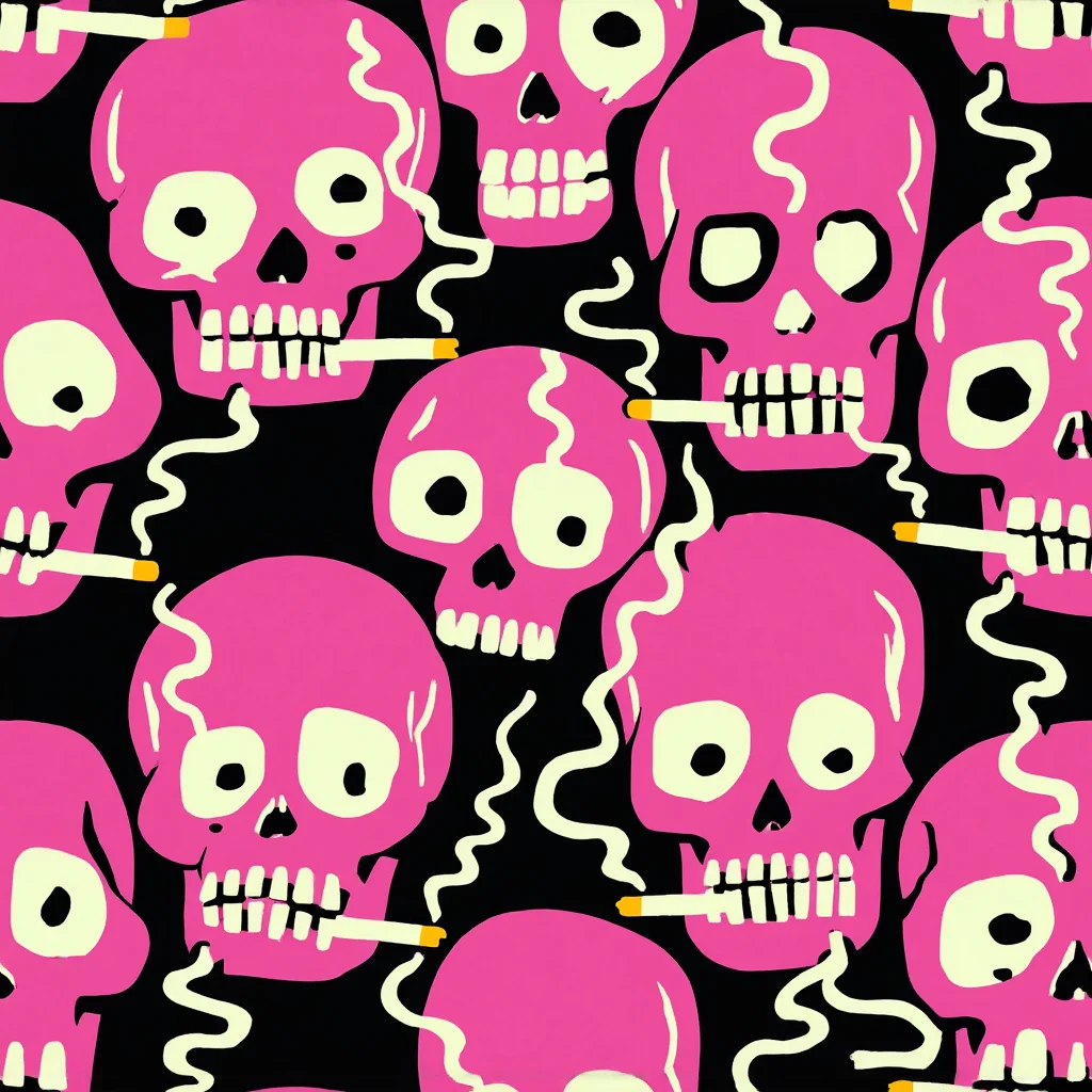 The Sugar Skull Static pattern