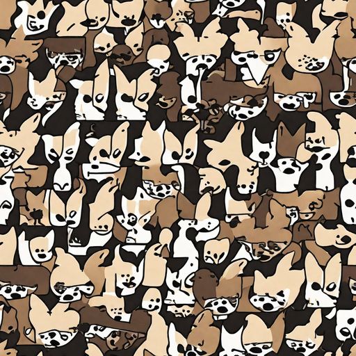 The Puppy Pastiche pattern