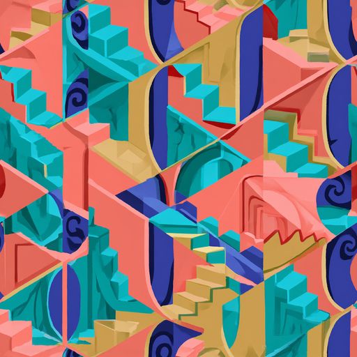 The Chromatic Stairwell pattern