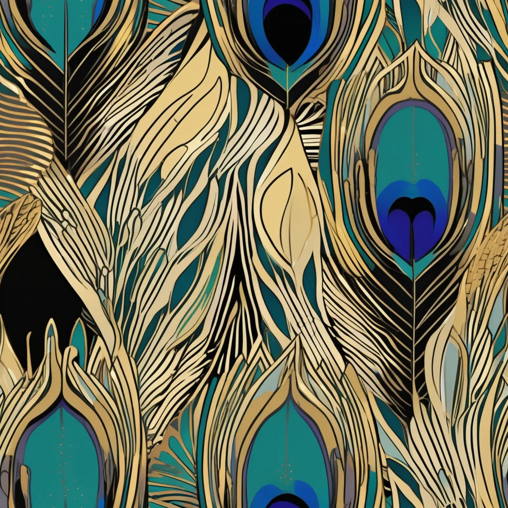 The Gilded Iridescence pattern