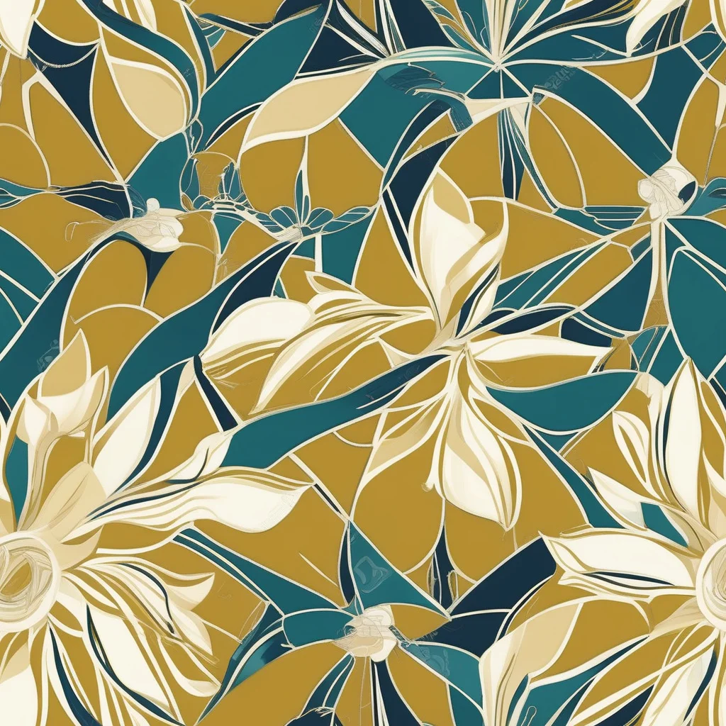 The Ochre Bloom pattern