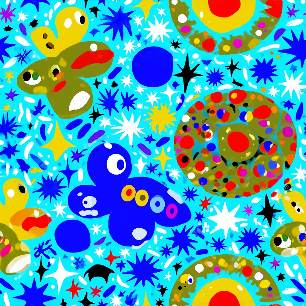 The Cosmic Critter Bloom pattern