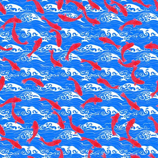 The Crimson Koi Current pattern