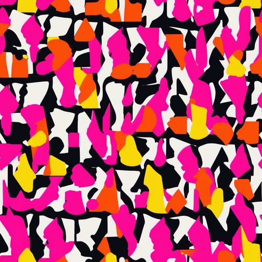The Hot Pink Mosaic pattern