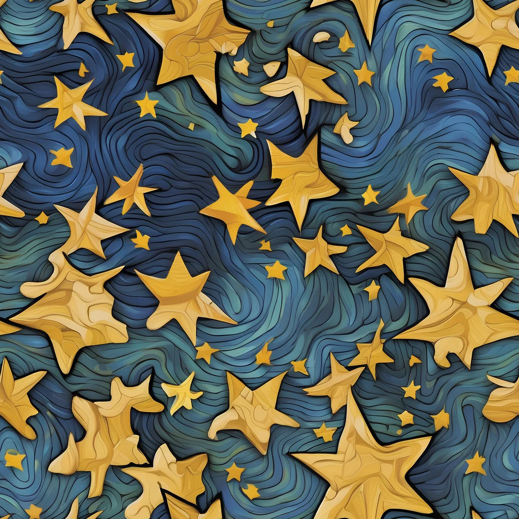 The Midnight Starflow pattern